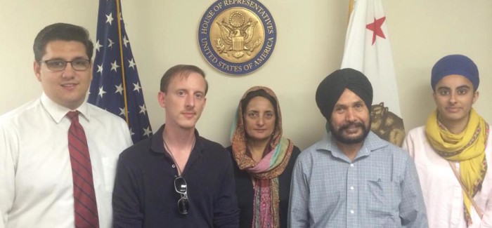 Daughter of Hunger-Striking Surat Singh Khalsa Visits California Congressional Offices