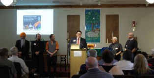 Sikh and Christian leaders from the Yuba-Sutter Community gathered at Trinity Anglican Church in Marysville for a forum on religious persecution in India.