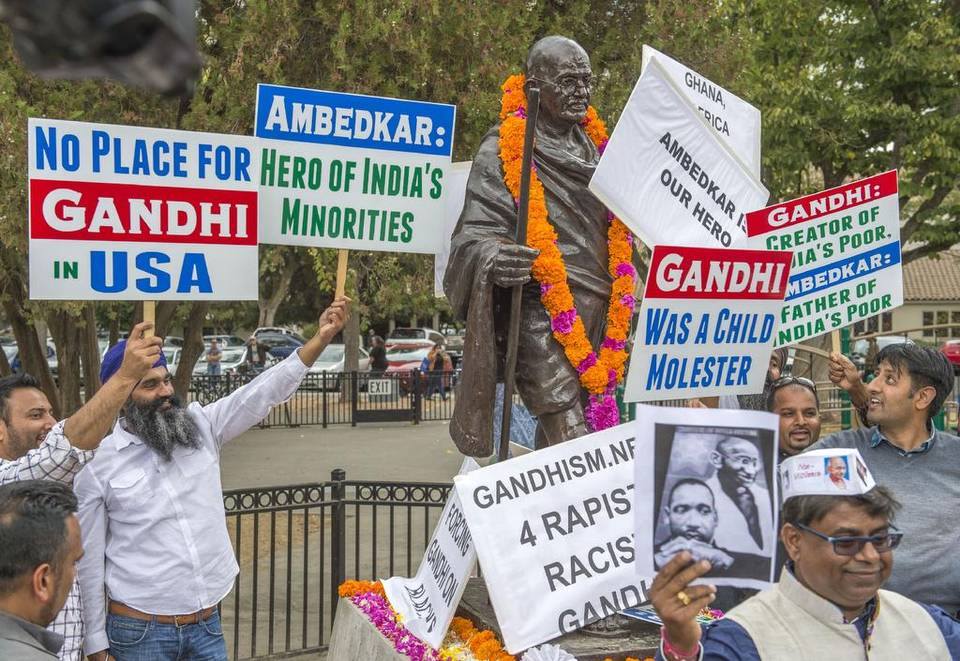 “Racist” Davis Gandhi Statue Compared to Confederate Statues at City Council