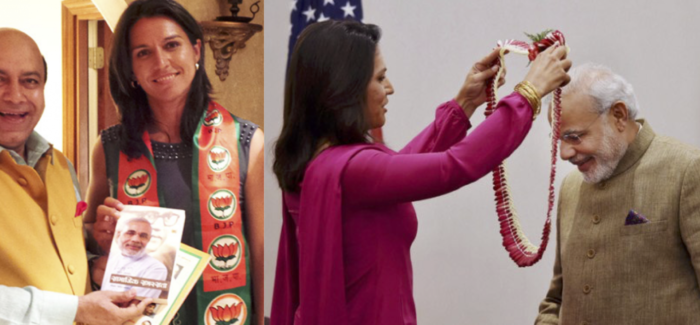 Group asks: “When Will Tulsi Gabbard Reject Links to Fascist RSS/BJP?”