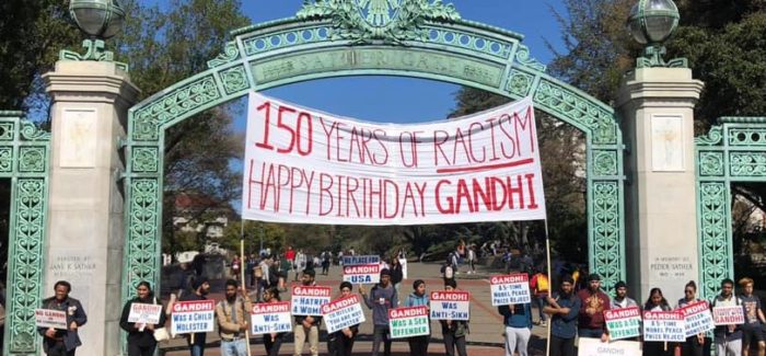 Protests on Gandhi’s Birthday: “Gandhi Is Used As a Diplomatic Weapon”