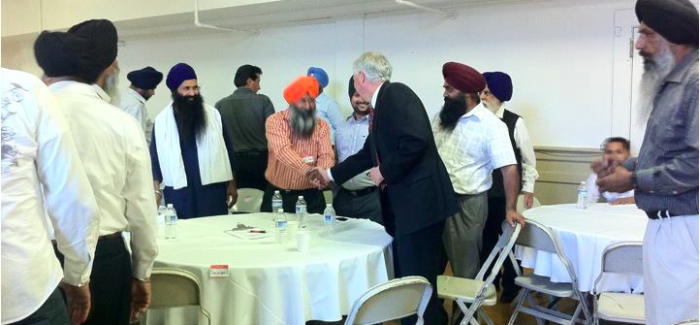 Indian Minorities Greet Congressman McClintock