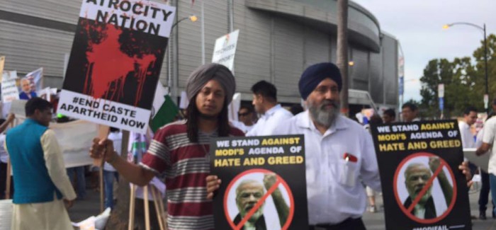 African-American Felt Segregated for Protesting Indian PM Modi in California
