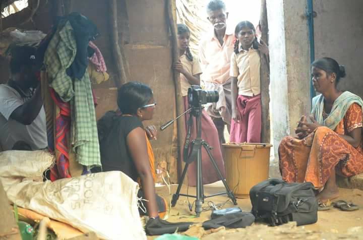 "Kakkoos" filmmaker Divya Bharathi in action
