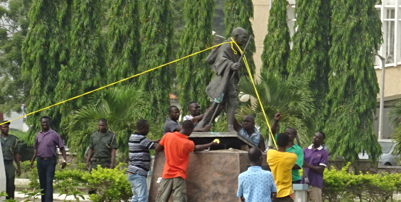 #GandhiMustFall Ghana