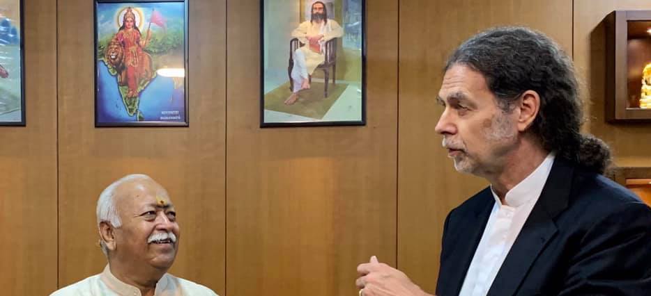 ambassador walter lindner with RSS - Nazi inspired fascist paramilitary