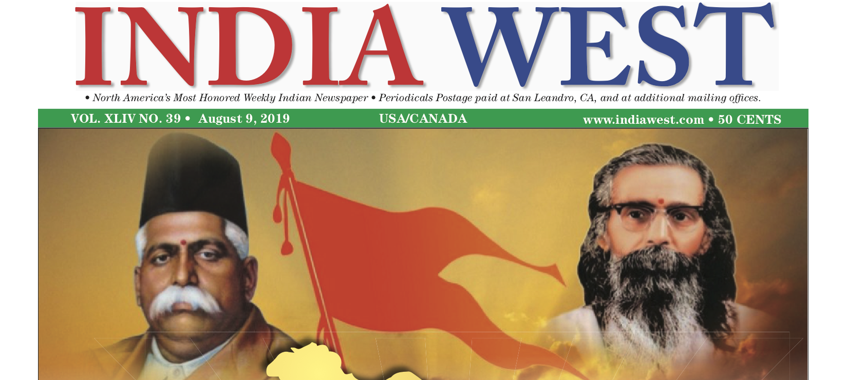 india west newspaper - rss - golwalkar hedgewar rashtriya swayamsevak sangh