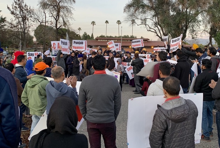CAB protest - santa clara - citizenship amendment act