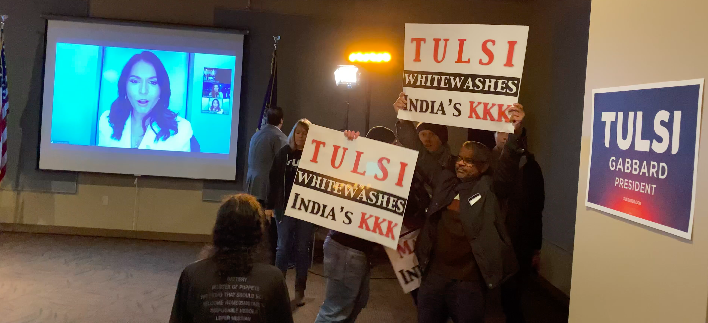 tulsi gabbard - concord - new hampshire - violence - rss - bjp - modi