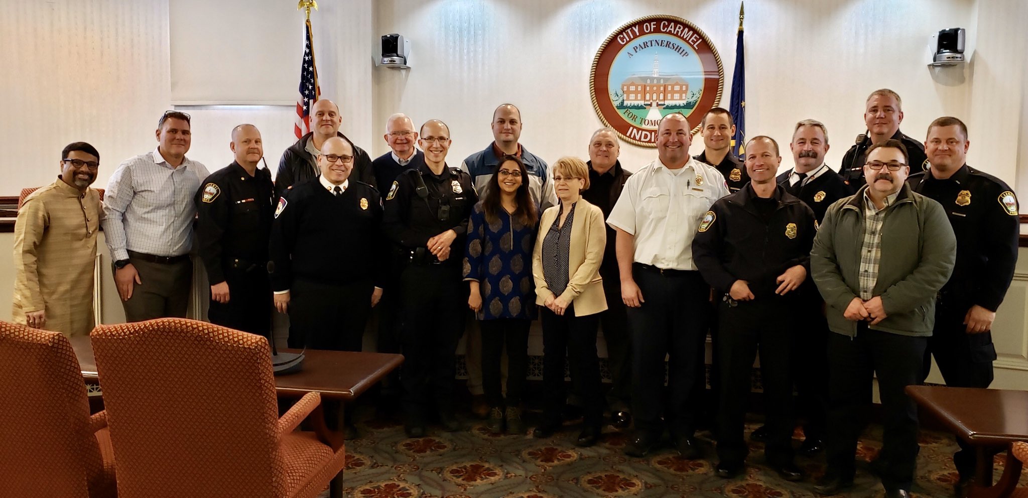 carmel police department - hss - rss - hindu swayamsevak sangh